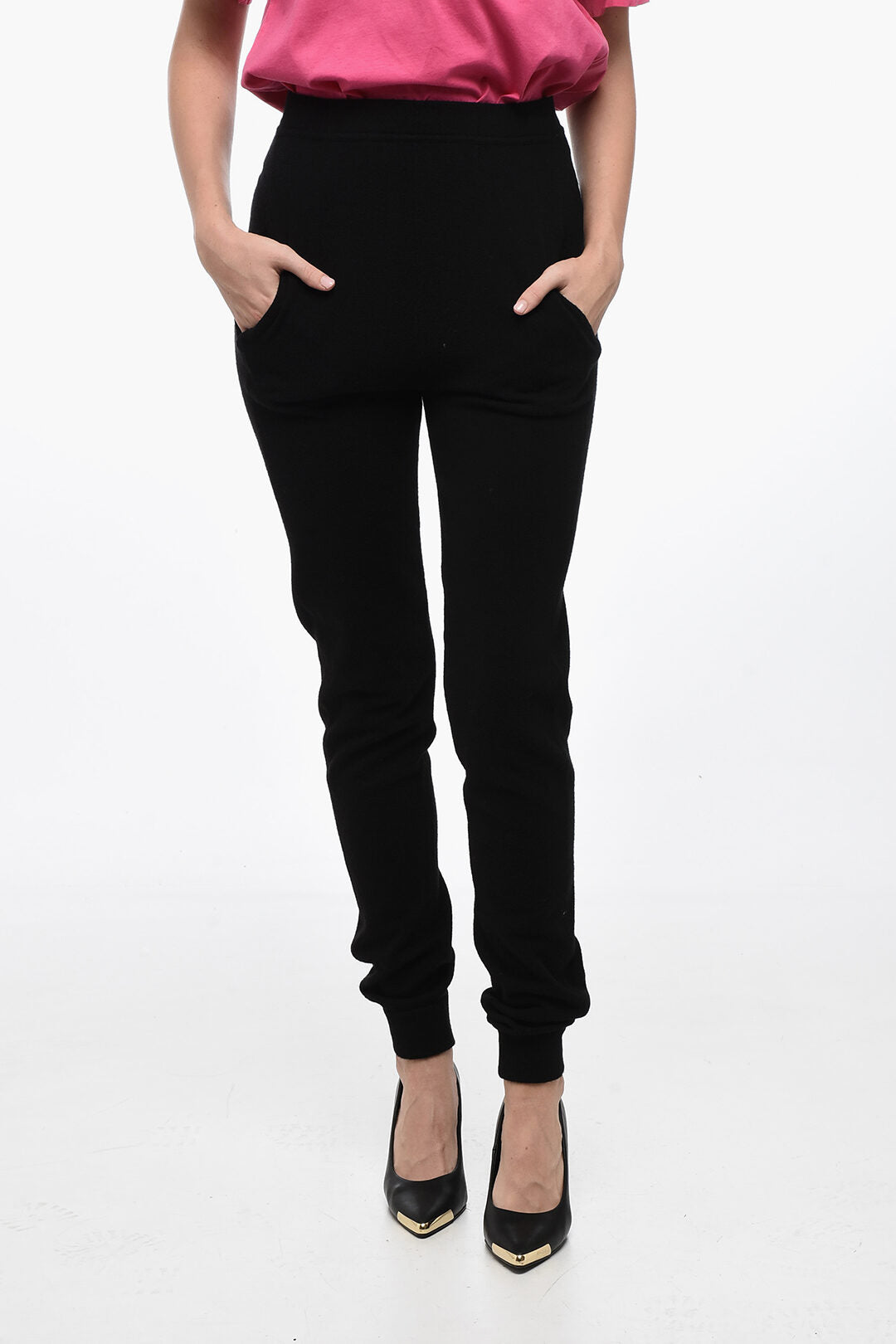 Saint Laurent 3500~High-Waisted Cashmere Joggers