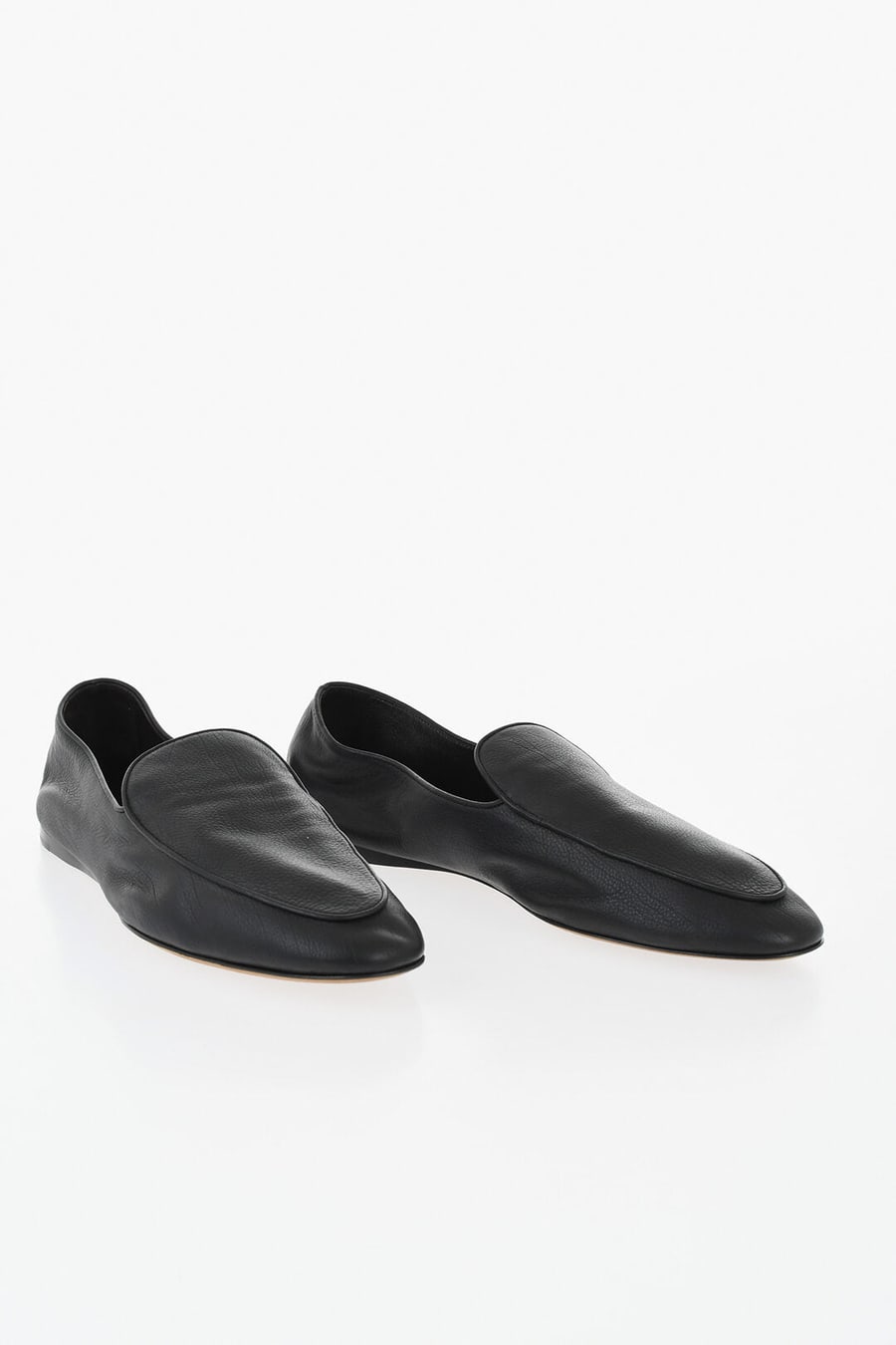 The Row 1500~Hammered-Leather Loafers AWAR FLAT