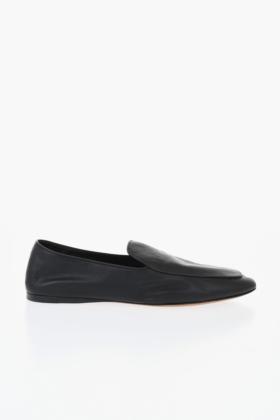 The Row 1500~Hammered-Leather Loafers AWAR FLAT, view 3