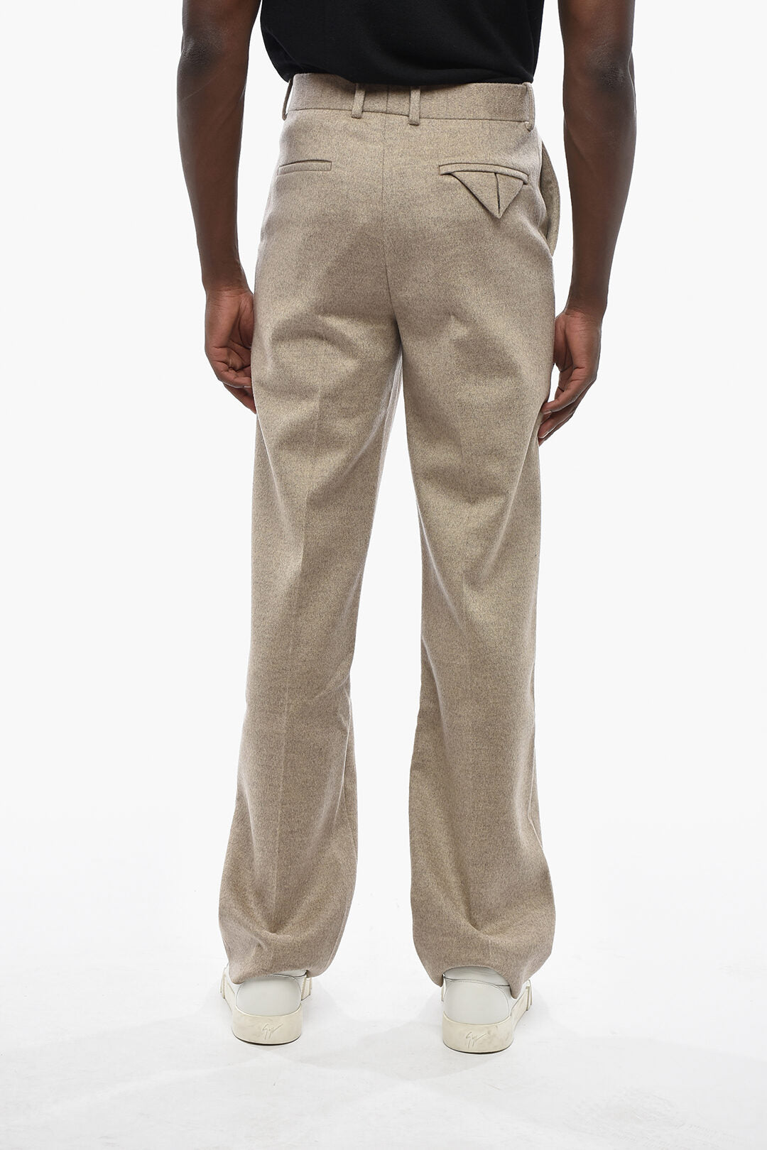 Bottega Veneta 0500~Wool and Cashmere Straight-Leg Trousers, view 2