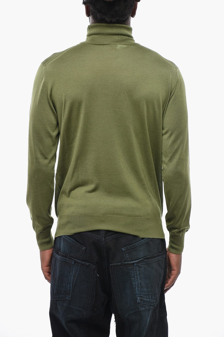 Saint Laurent 0850~Cashmere-Blend Turtleneck Sweater, view 2