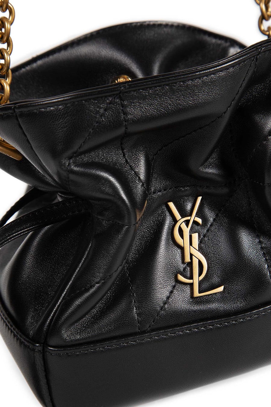 Saint Laurent Jamie Mini Shoulder Pouch in Lambskin, view 4