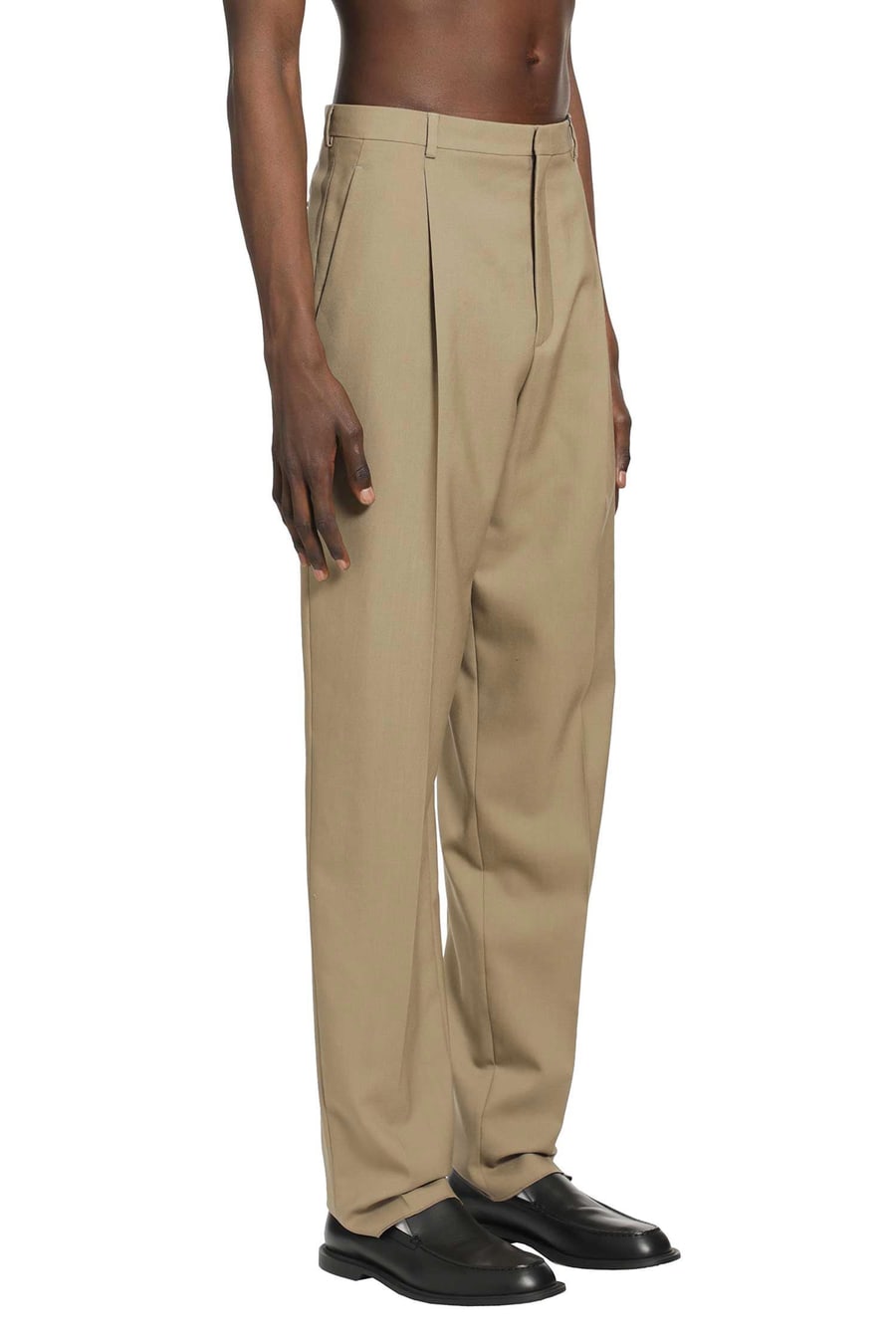 Saint Laurent Slim Fit Tailored Trousers, view 3