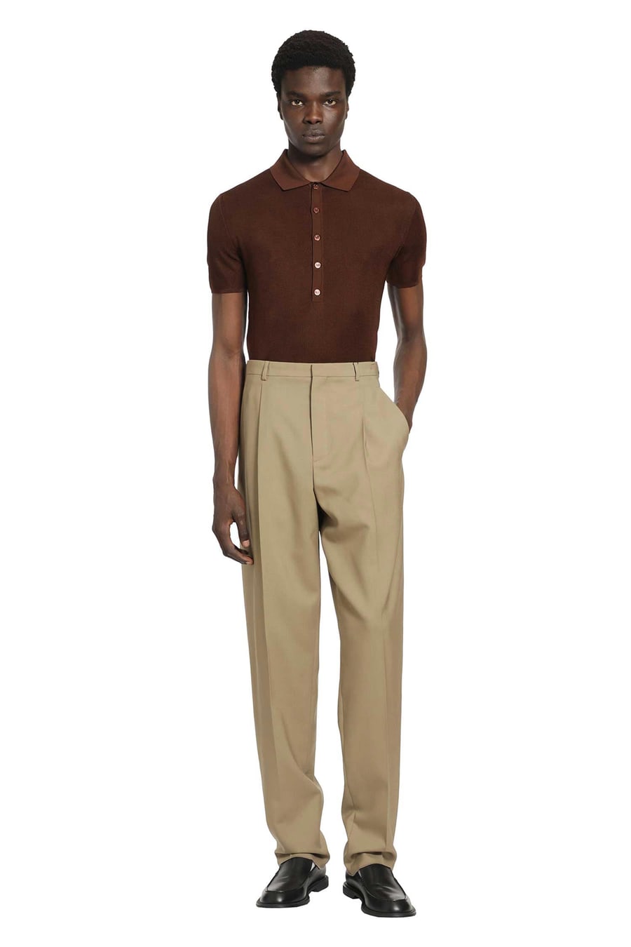 Saint Laurent Slim Fit Tailored Trousers, view 5