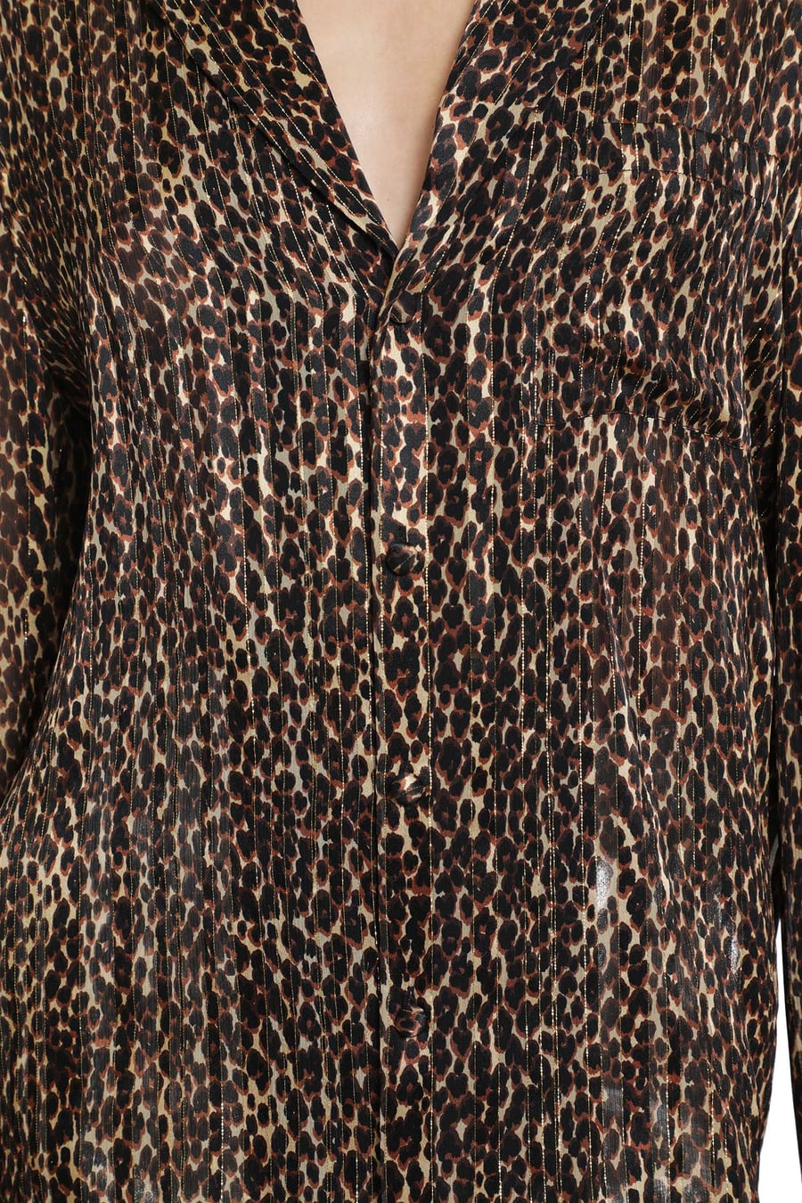 Saint Laurent Pajama Blouse, view 5