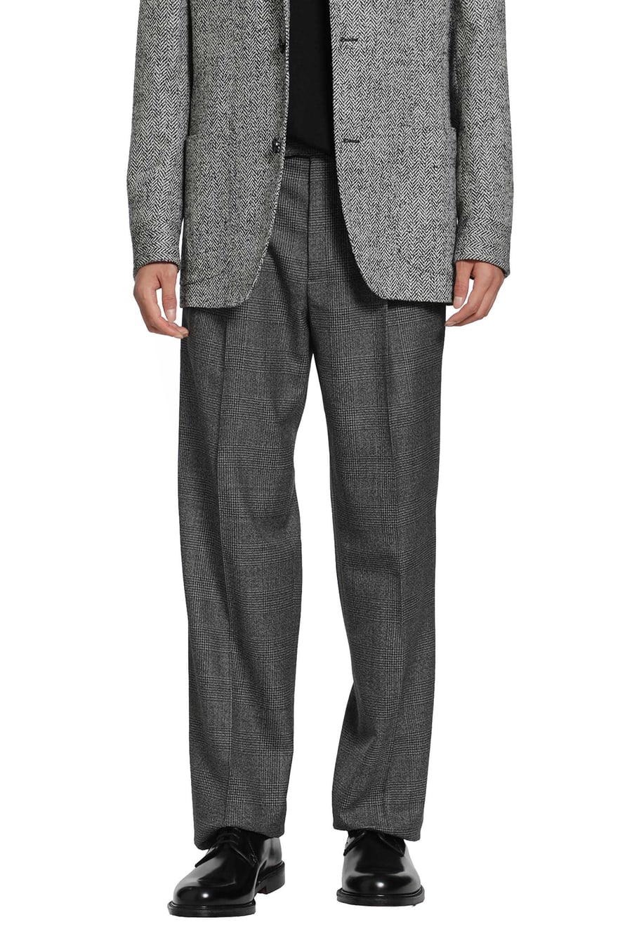 LARDINI Stretch Wool Trousers