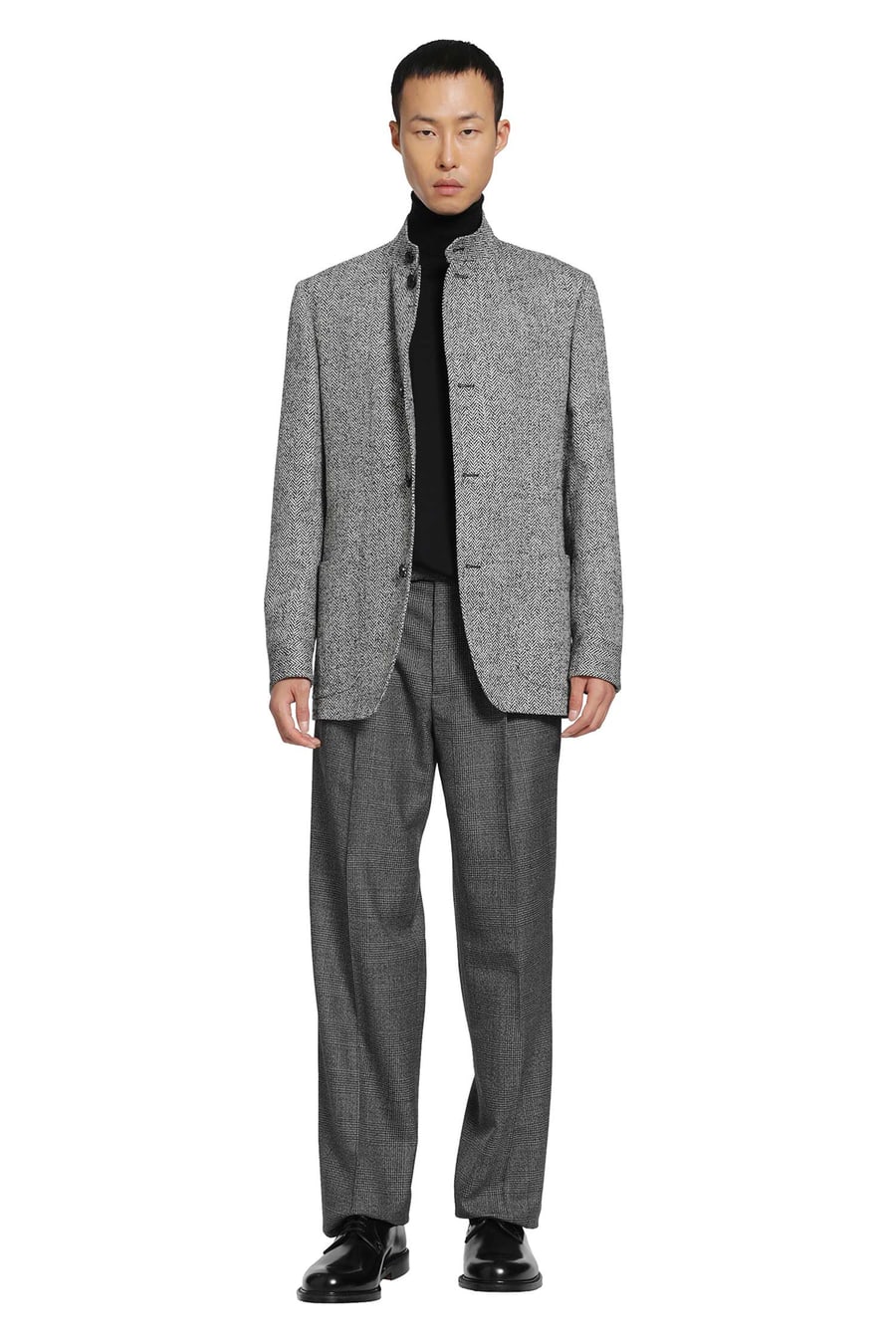 LARDINI Stretch Wool Trousers, view 5