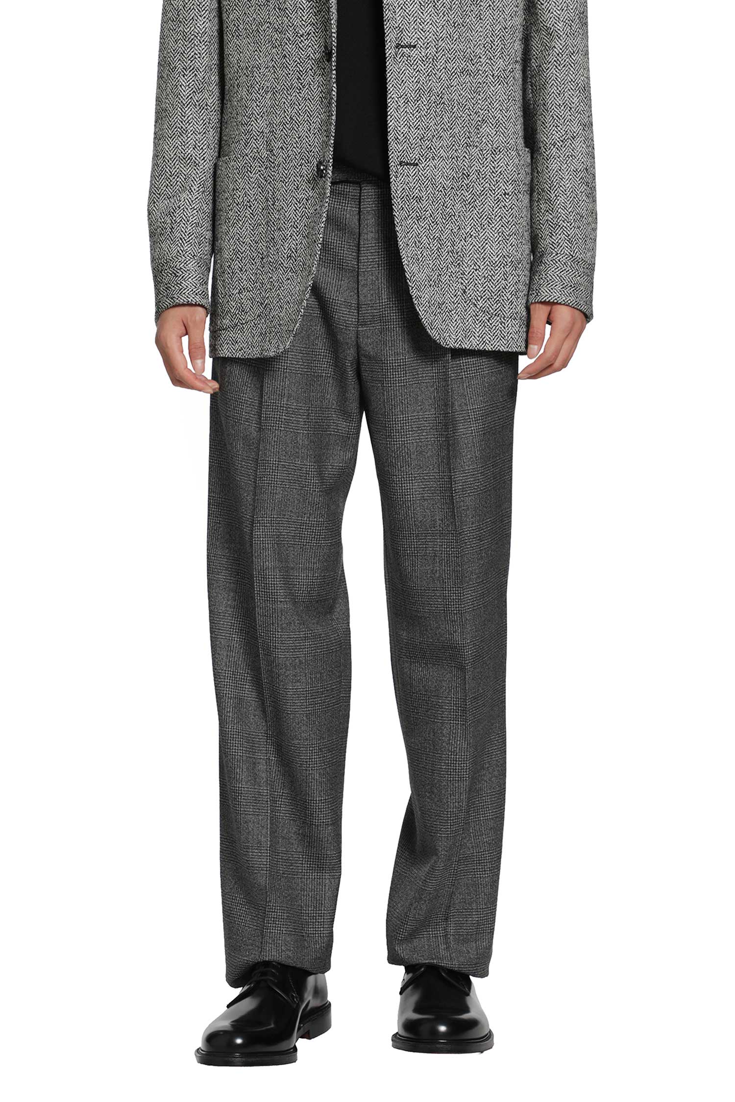 LARDINI Stretch Wool Trousers
