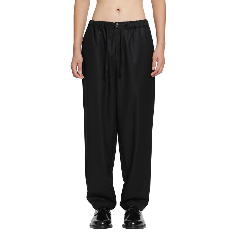 ROSE BURRITO Wool Flannel Pyjama Trousers, view 6