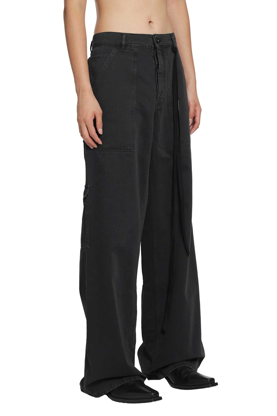 Ann Demeulemeester Monder Workwear Comfort Trousers, view 3