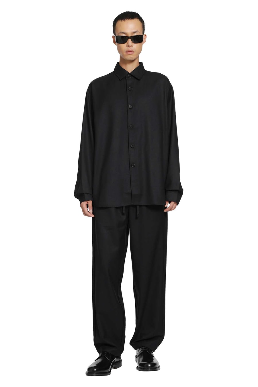 ROSE BURRITO Wool Pyjama Trousers, view 5