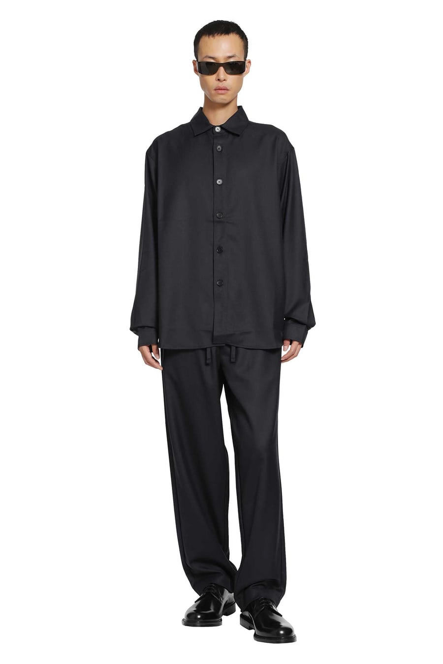 ROSE BURRITO Wool Pyjama Trousers, view 5