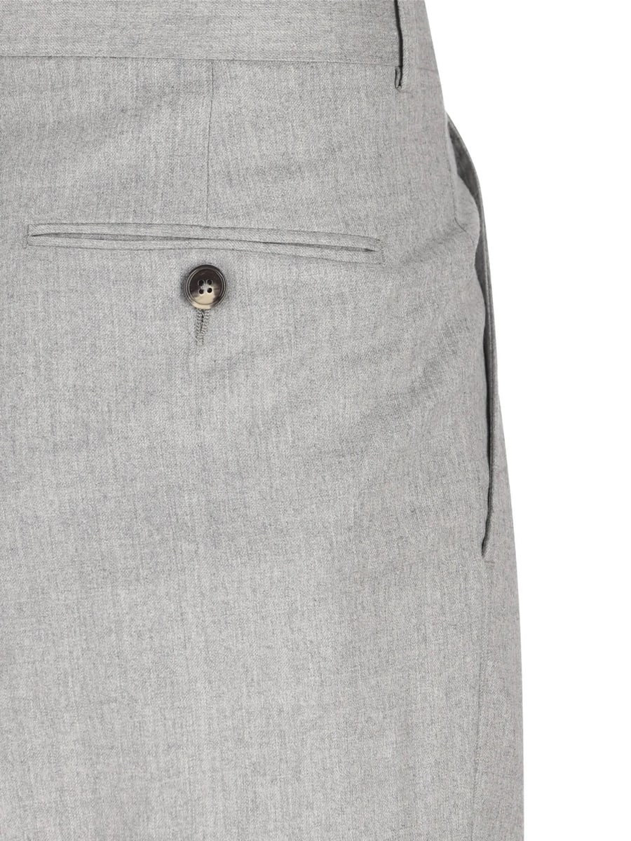Zegna Zegna Pleated Tapered Trousers, view 2