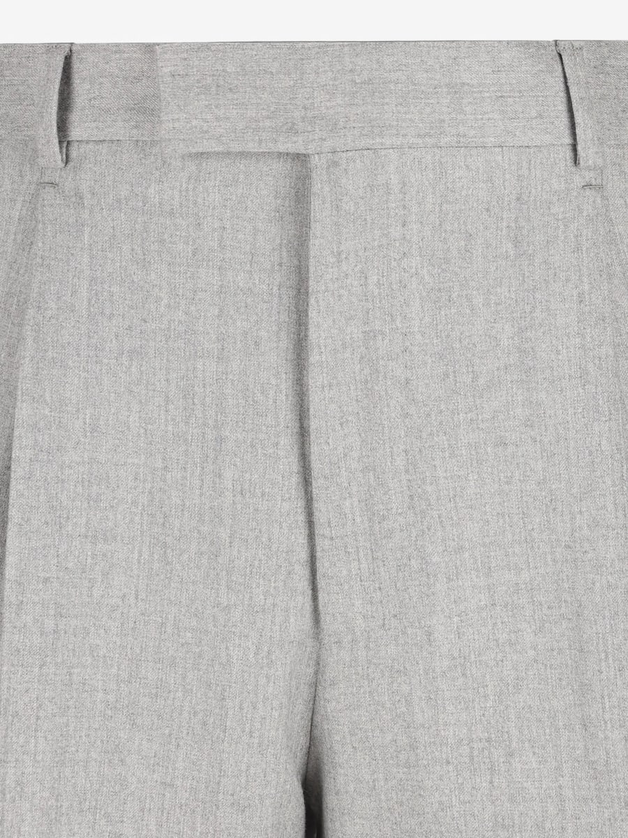 Zegna Zegna Pleated Tapered Trousers, view 3