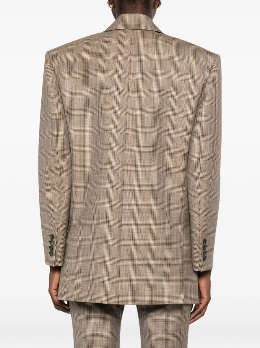 Saint Laurent Giacca in lana doppiopetto, view 4