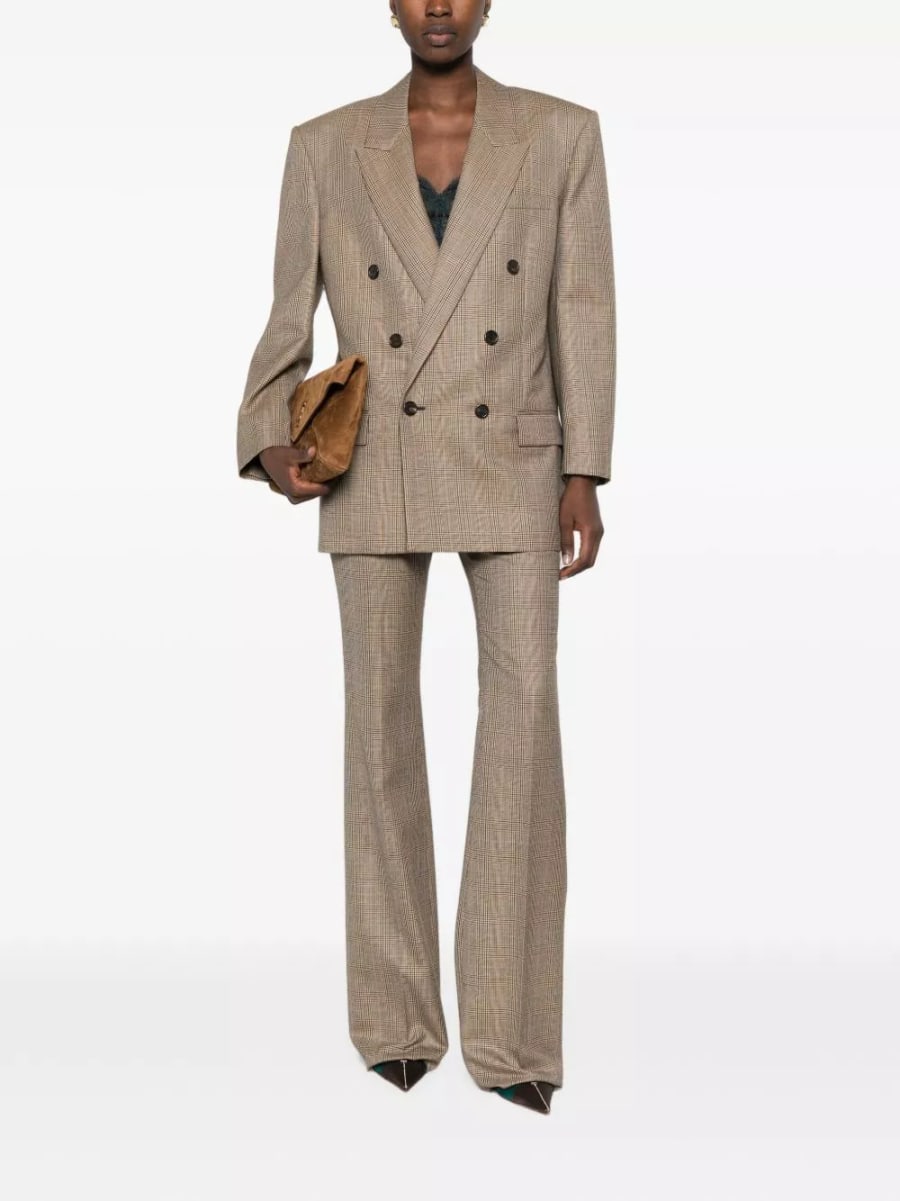 Saint Laurent Giacca in lana doppiopetto, view 5