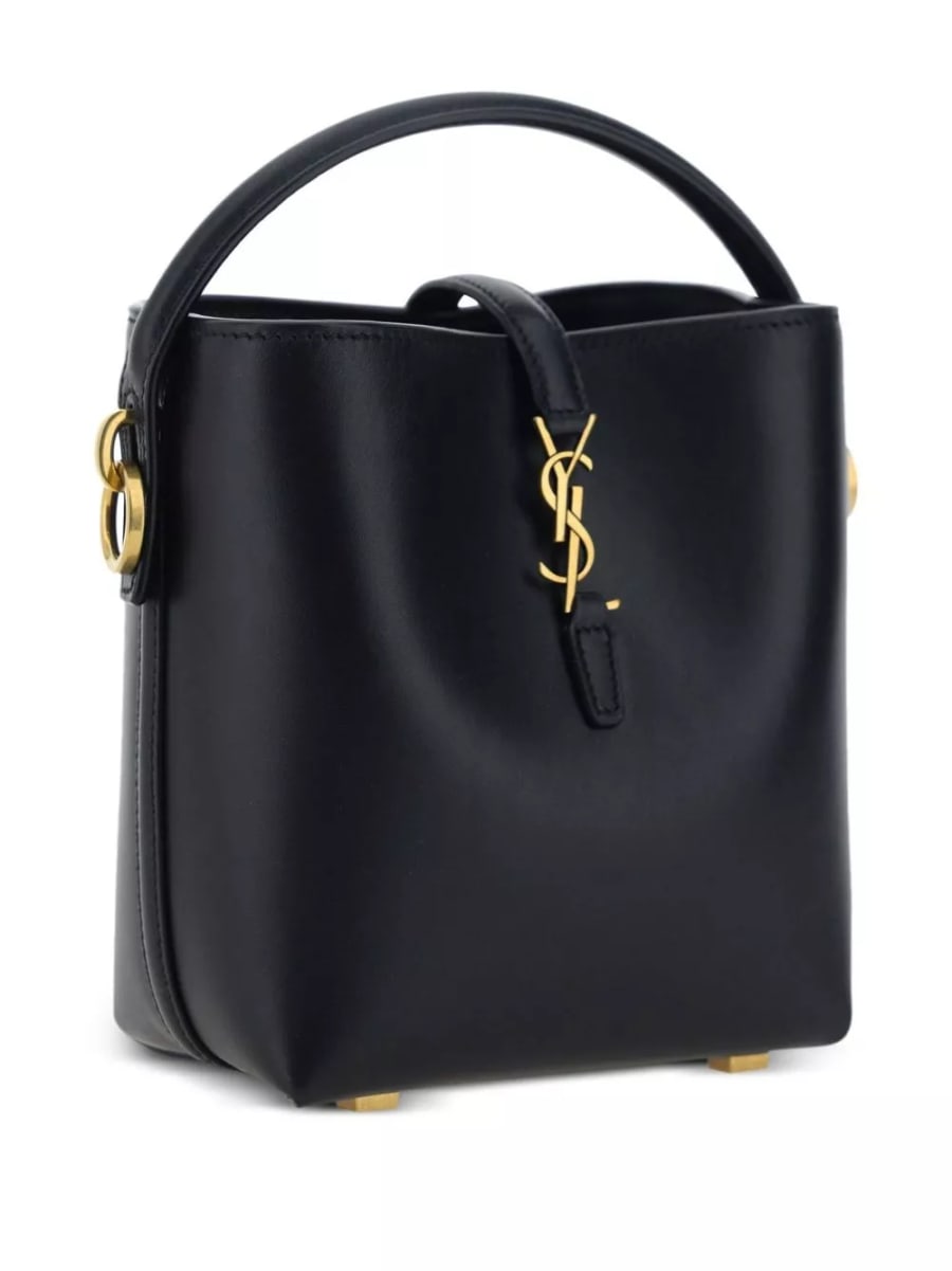 Saint Laurent La 37 leather mini bag, view 3