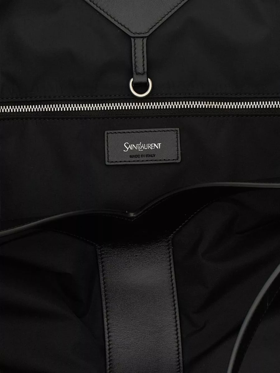 Saint Laurent Y grande tote bag in nylon, view 2