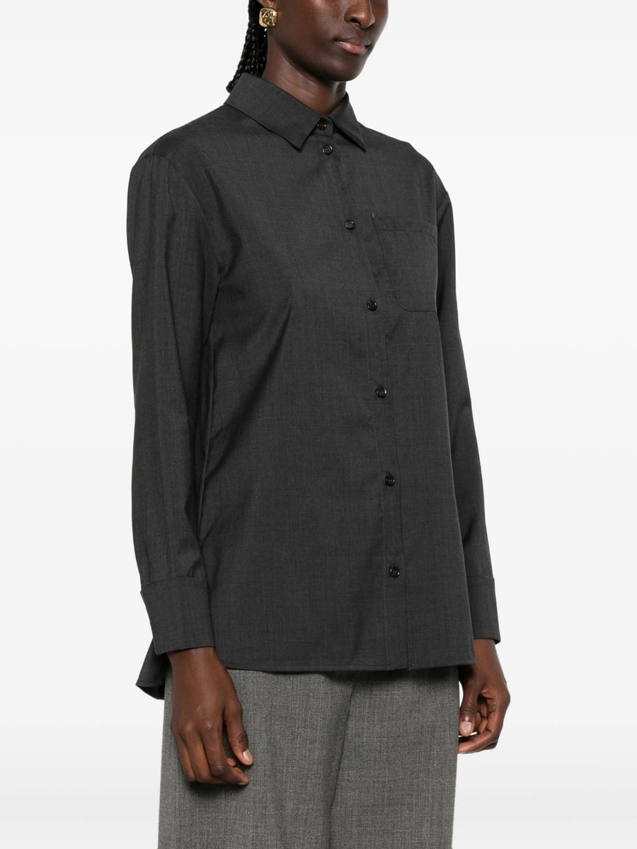 'S Max Mara 's Max Mara Button-up Chest-pocket Shirt, view 3