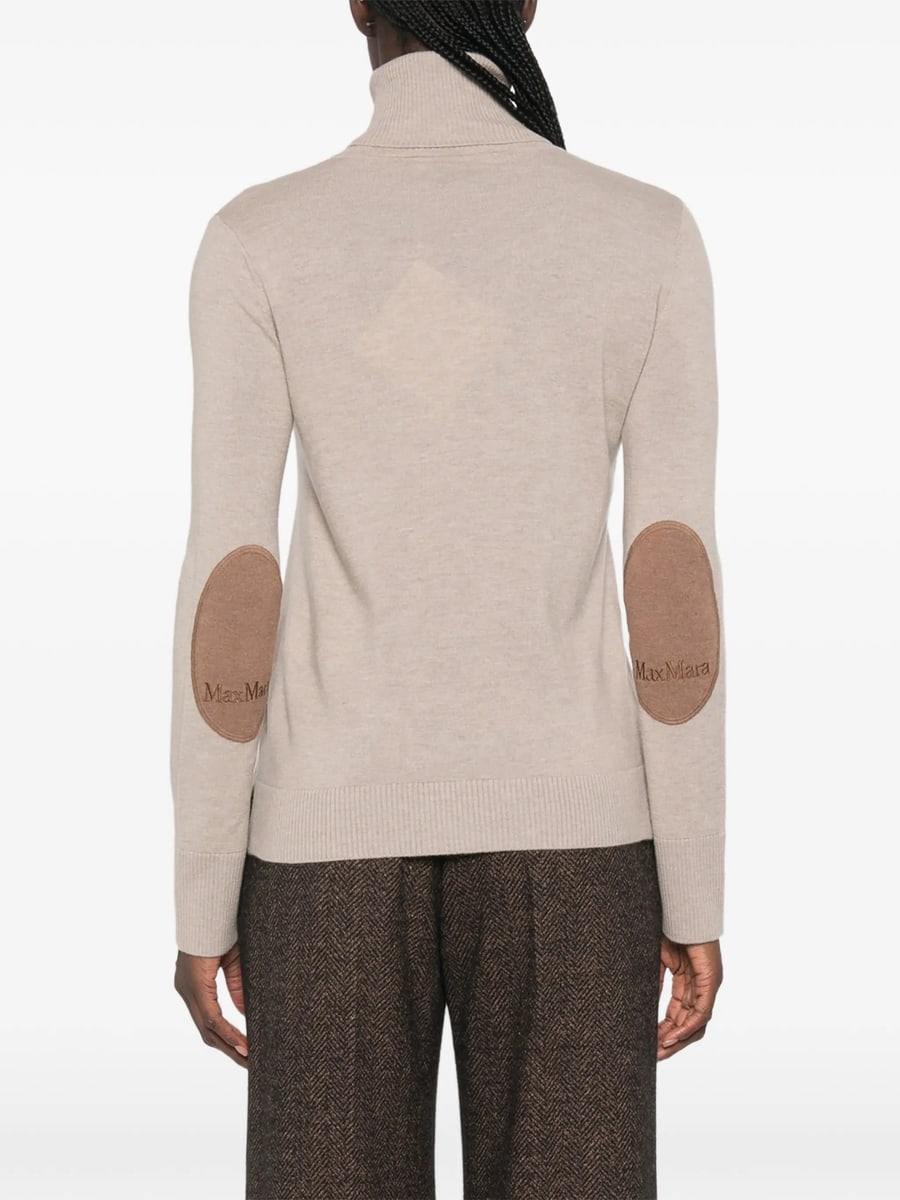 'S Max Mara 's Max Mara Elbow-patch Roll-neck Knit, view 5