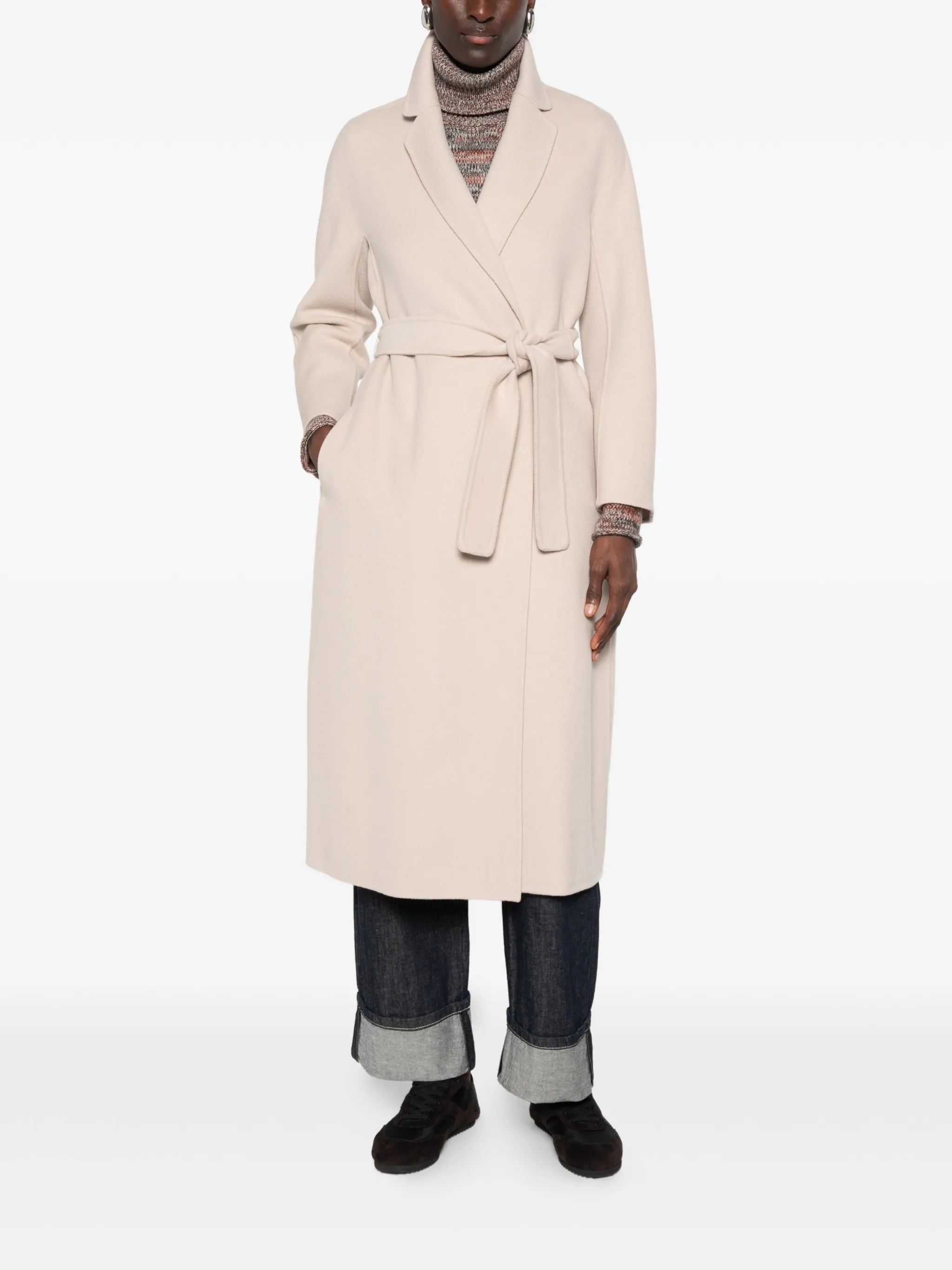 'S Max Mara 's Max Mara Esturia Belted Notch-lapel Coat, view 2