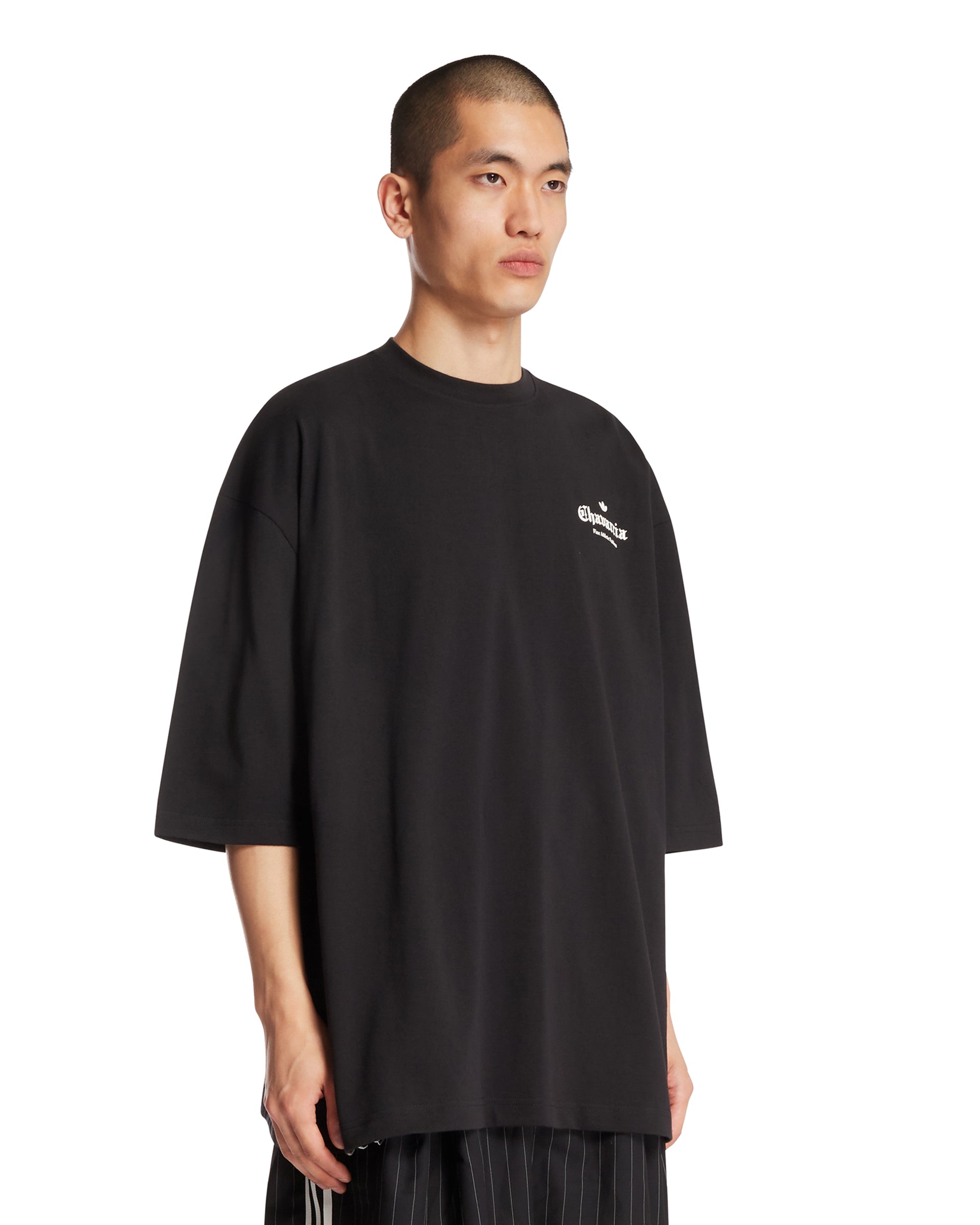 ADIDAS ORIGINALS Adidas Originals x Willy Chavarria T-Shirt Con Logo Nera, view 2