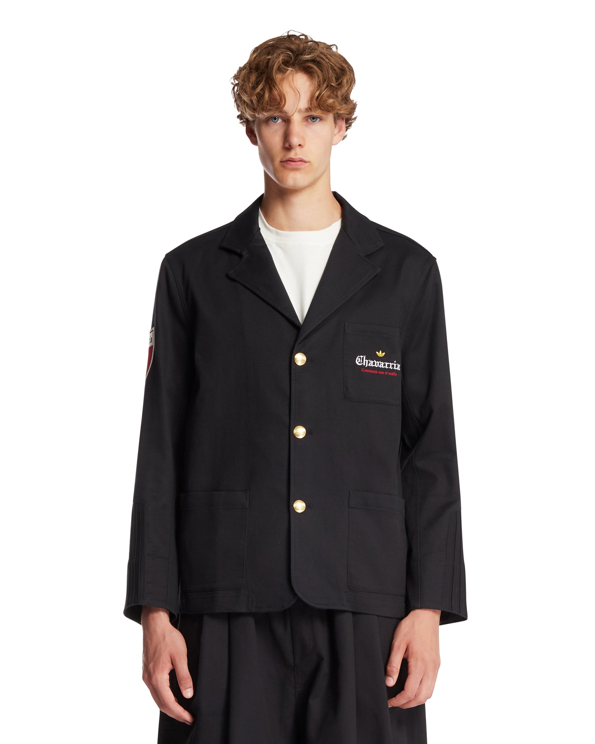 ADIDAS ORIGINALS Adidas Originals x Willy Chavarria Blazer Players Twill Nero