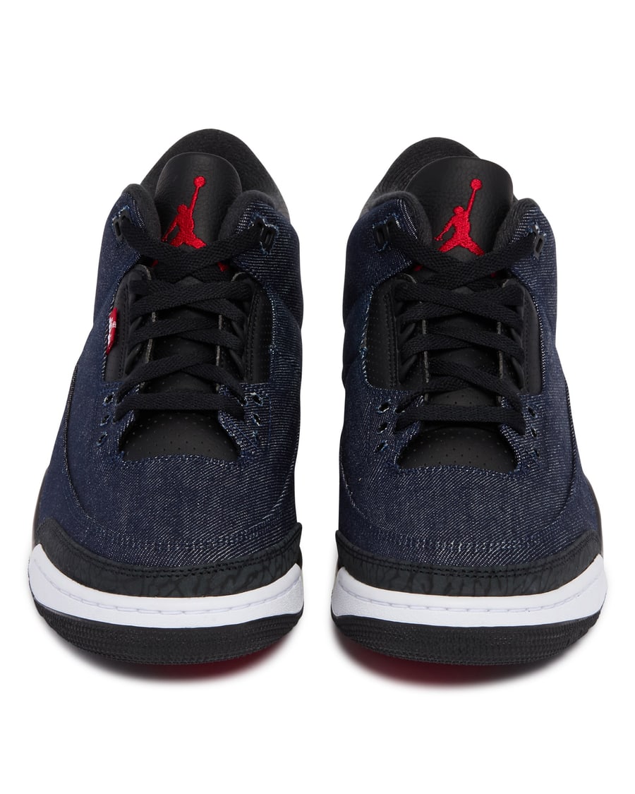 Nike Air Jordan 3 x Levi's Retro SP Sneakers Nere, view 5