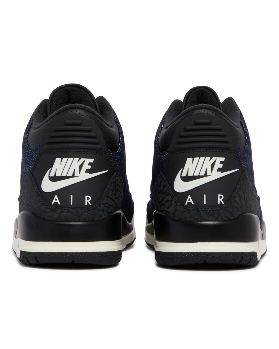 Nike Air Jordan 3 x Levi's Retro SP Sneakers Nere, view 6