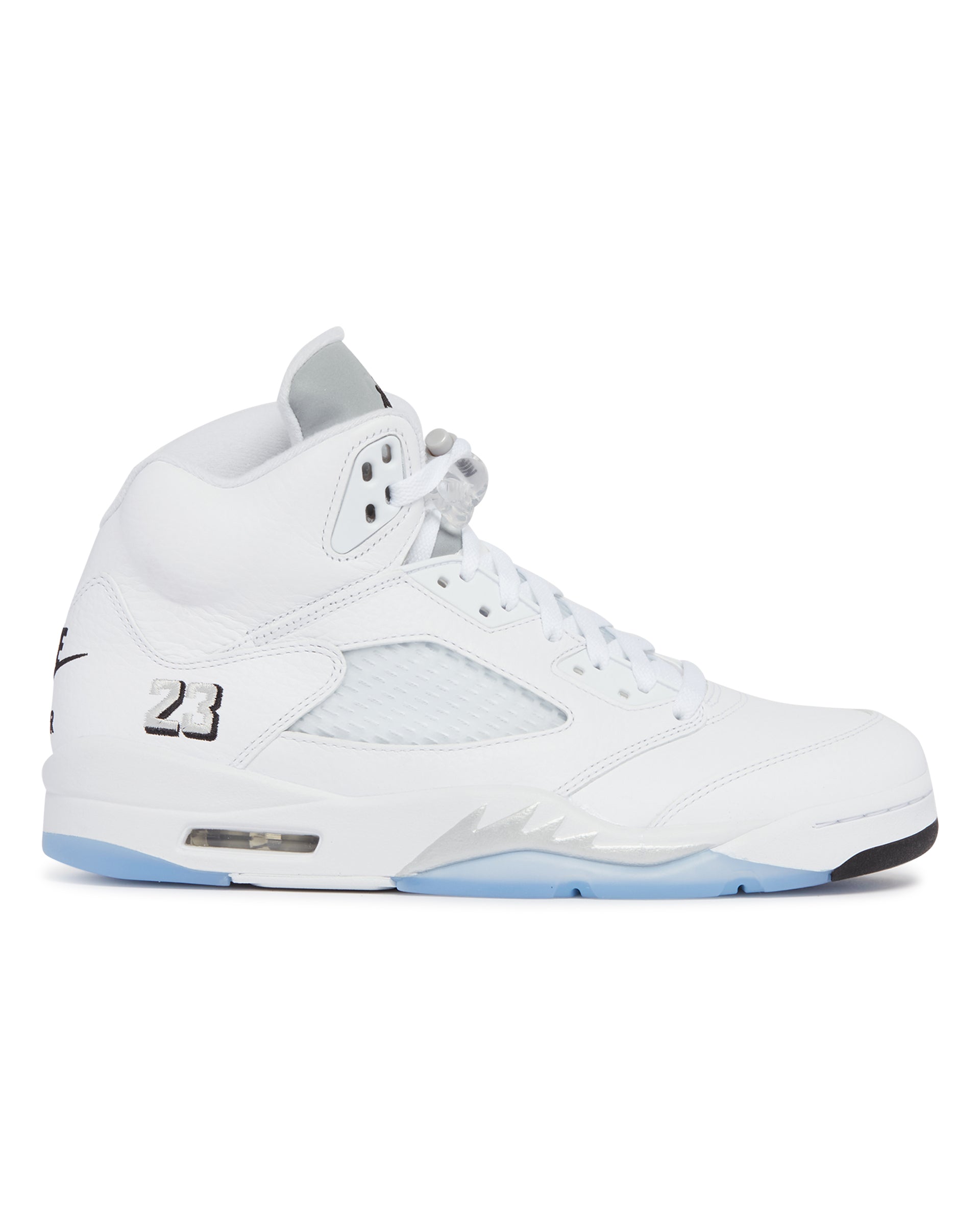 Nike Sneakers Air Jordan 5 Retro Bianche, view 2