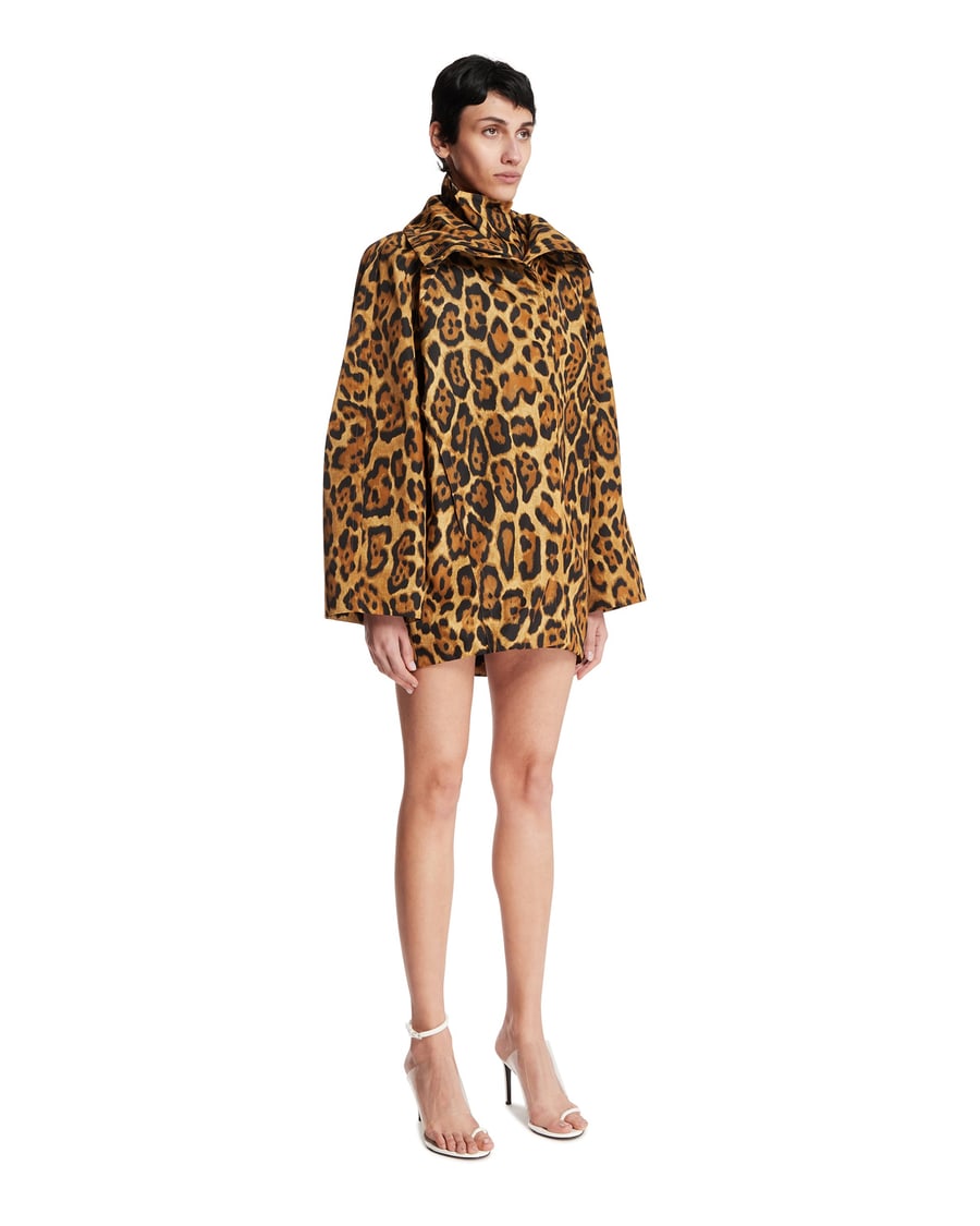 Alaïa Cappotto A Strati Animalier, view 2