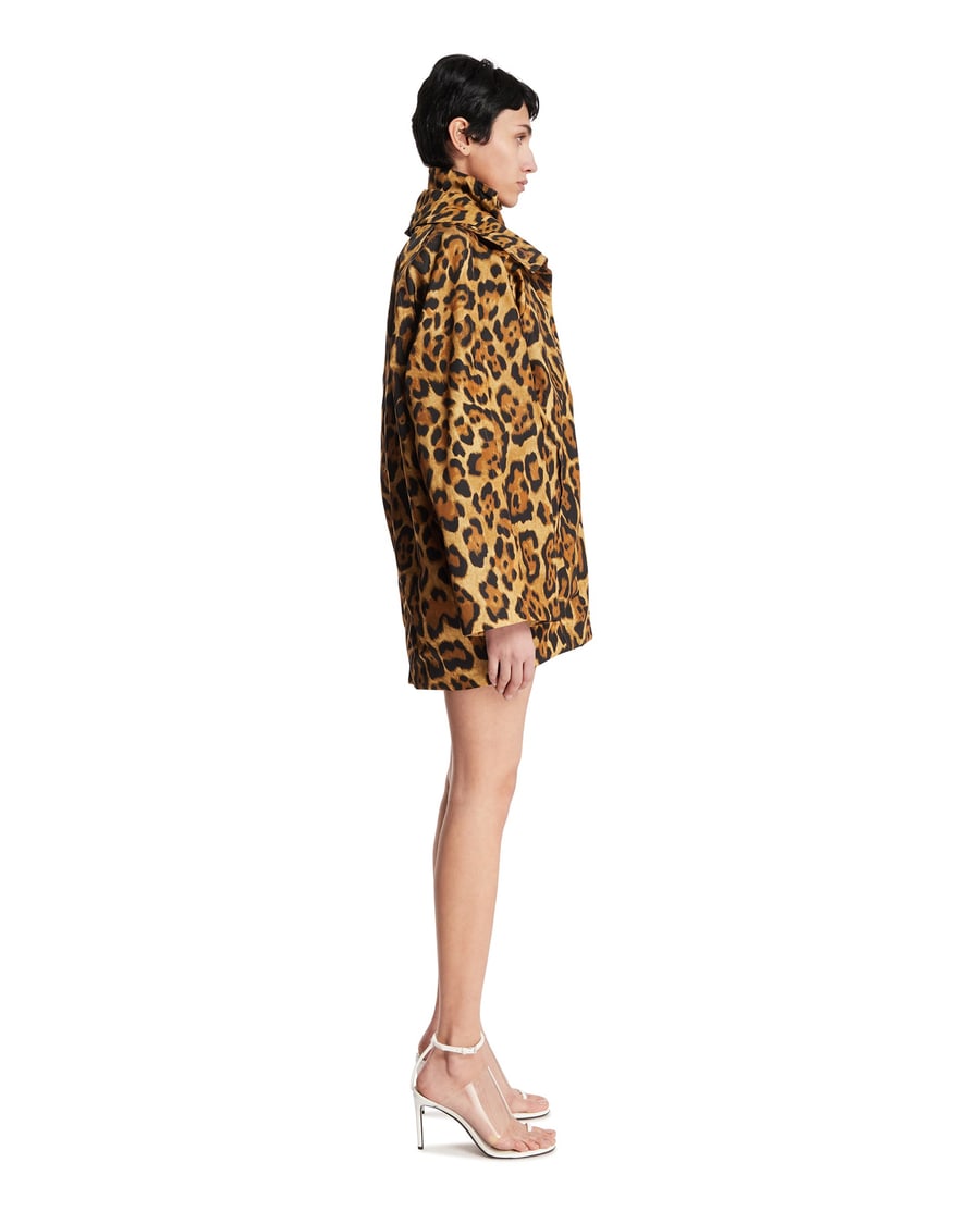 Alaïa Cappotto A Strati Animalier, view 4