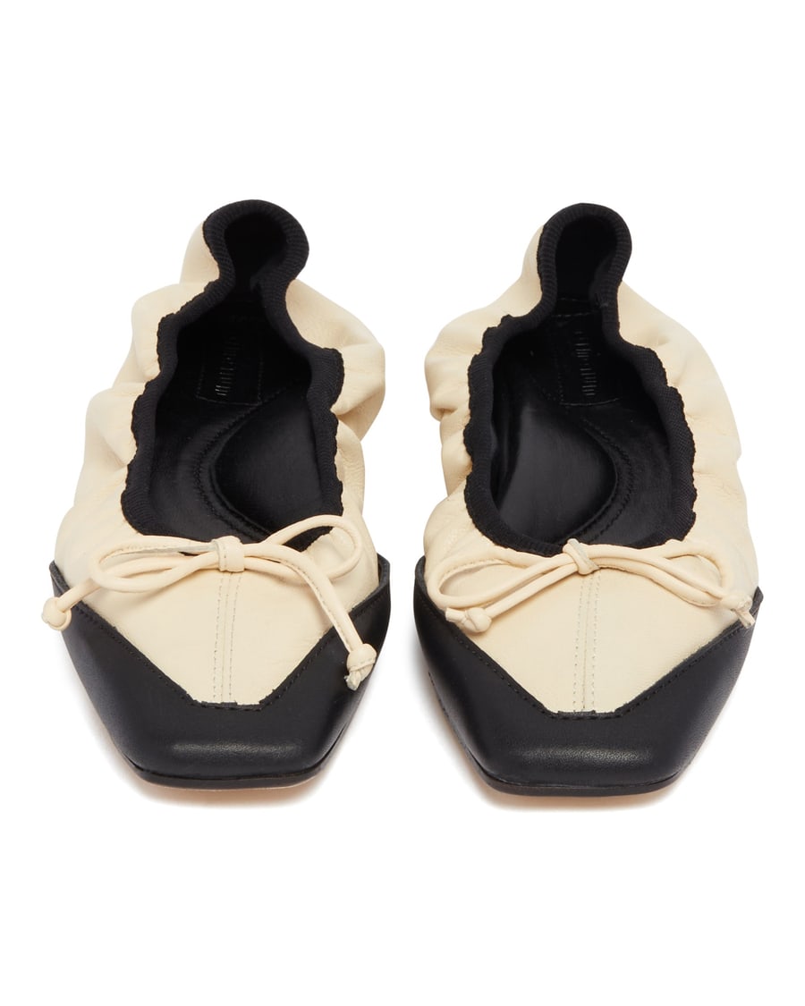 ARMARIUM Ballerine Camilla In Pelle Beige, view 4