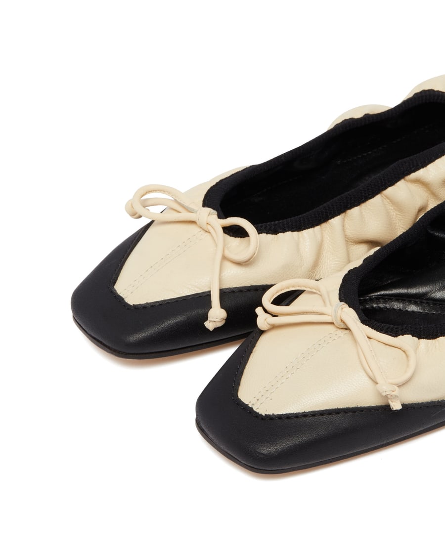 ARMARIUM Ballerine Camilla In Pelle Beige, view 6