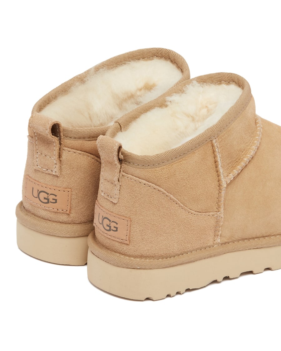 UGG Stivali Classic Ultra Mini Beige, view 6