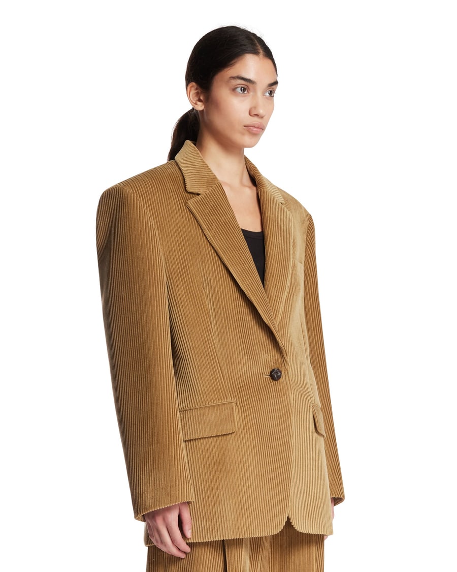 ROHE Blazer Oversize A Costine Beige, view 2