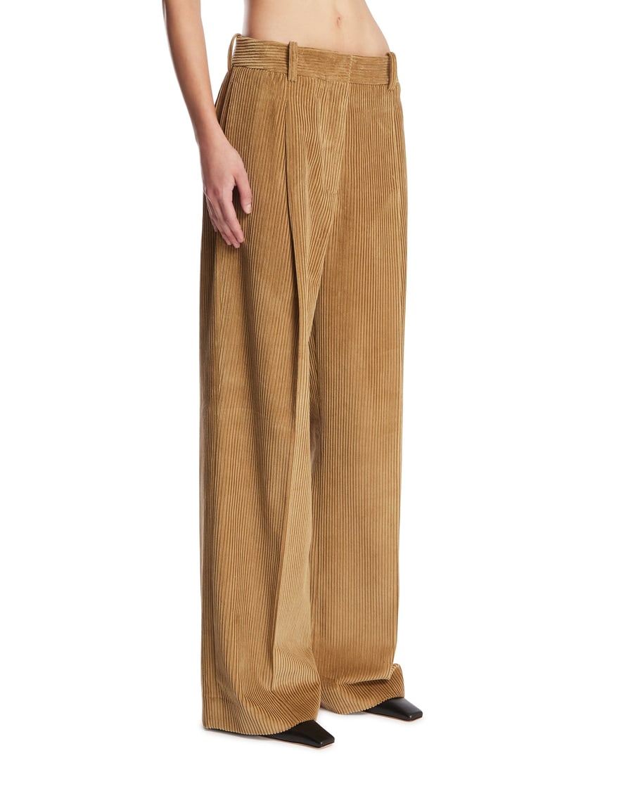 ROHE Pantaloni A Costine Beige, view 2