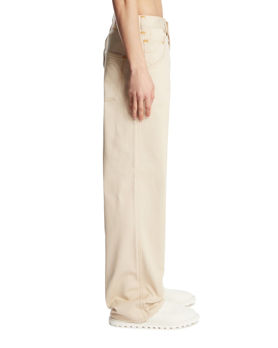JUNYA WATANABE Jeans In Cotone Beige, view 4