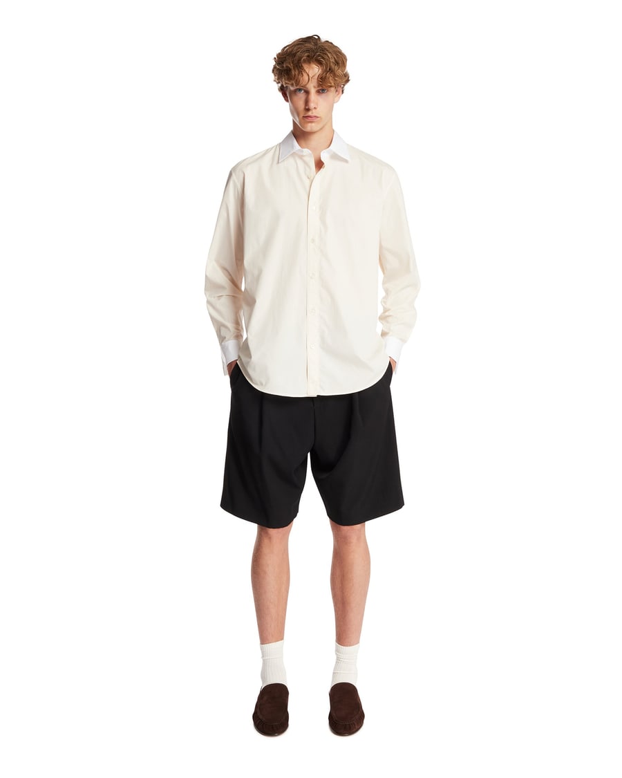 The Row Camicia In Cotone Beige, view 3
