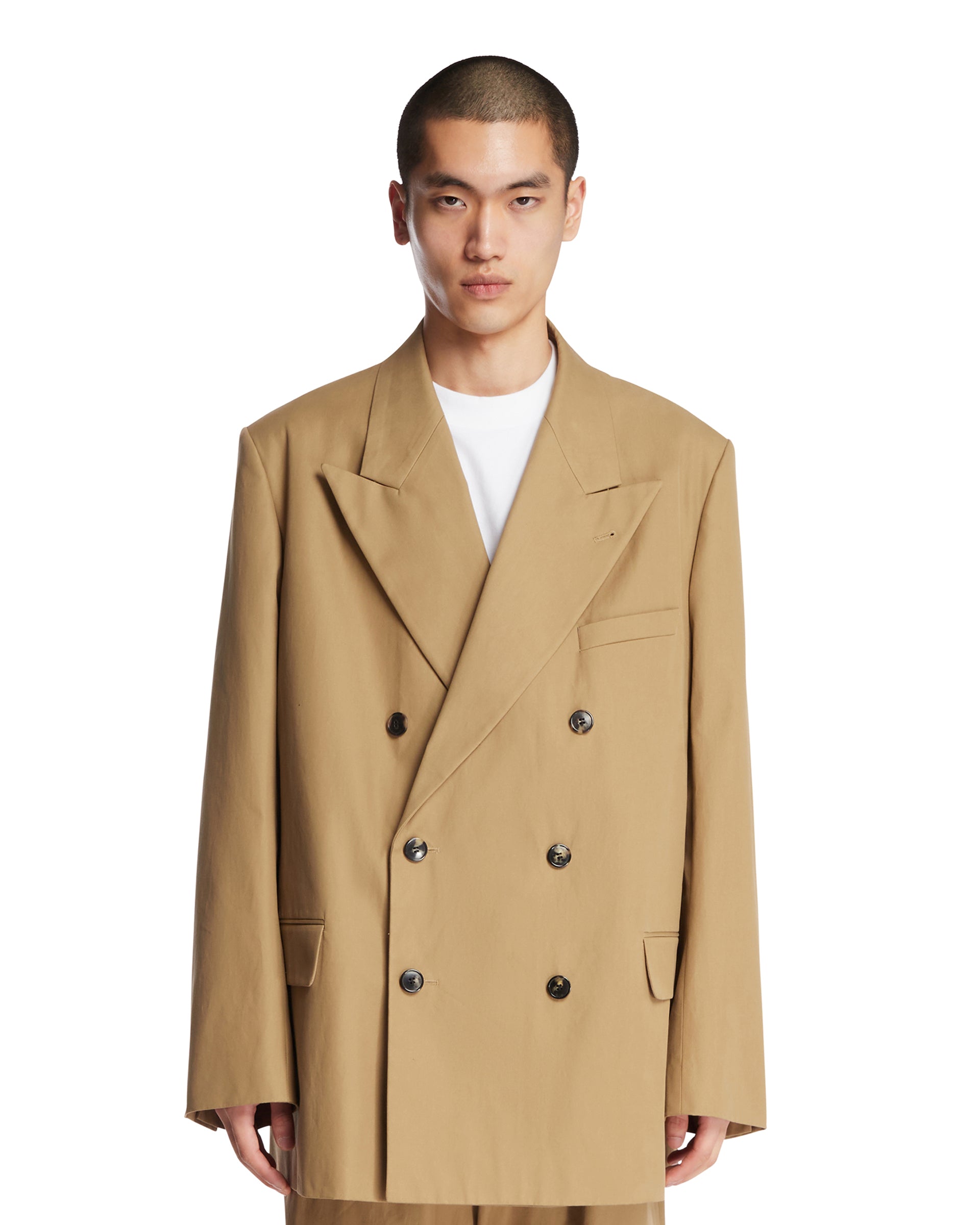 Dries Van Noten Blazer Doppiopetto Beige