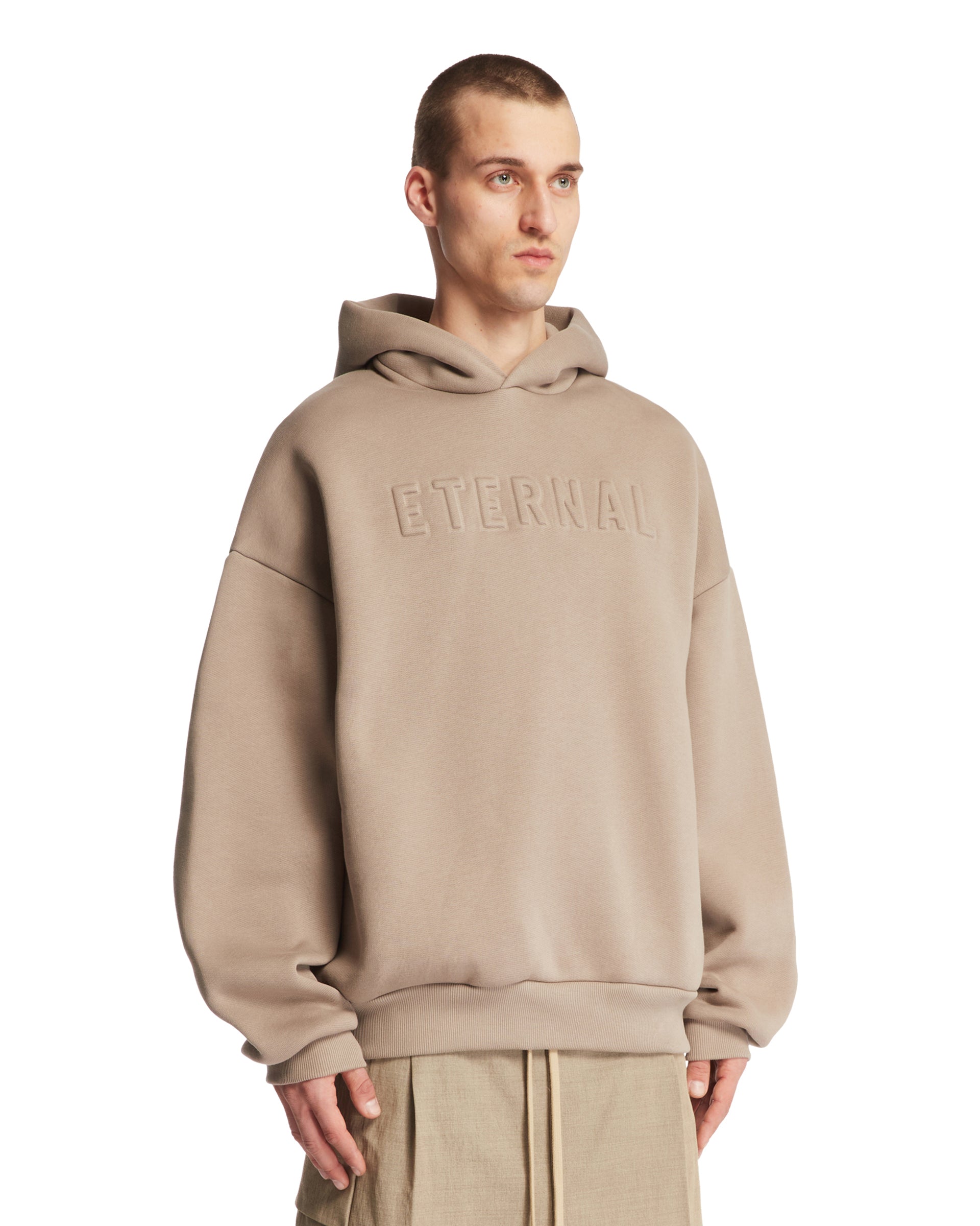 Fear of God Felpa Eternal Con Cappuccio Beige, view 2