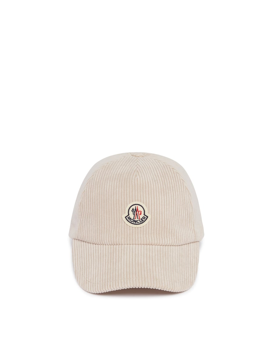 Moncler Cappellino Con Logo Beige