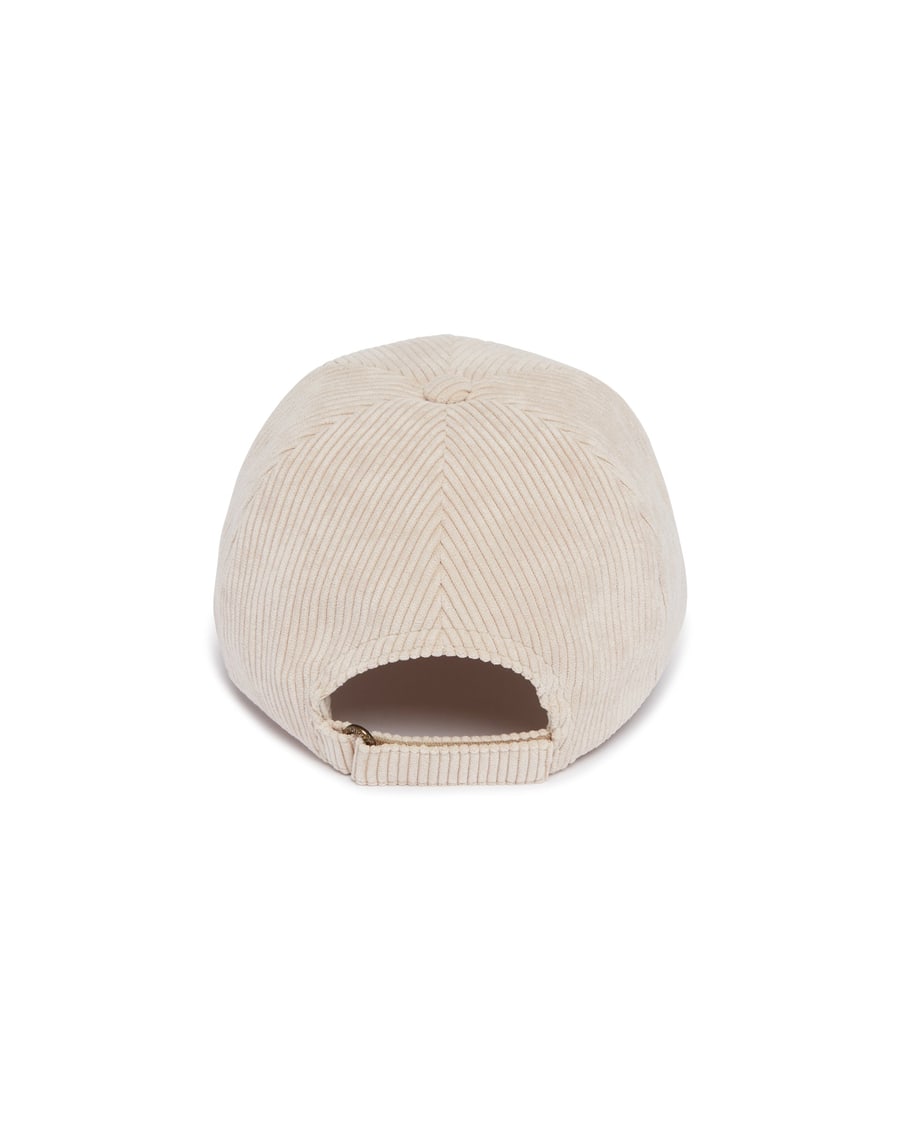 Moncler Cappellino Con Logo Beige, view 3