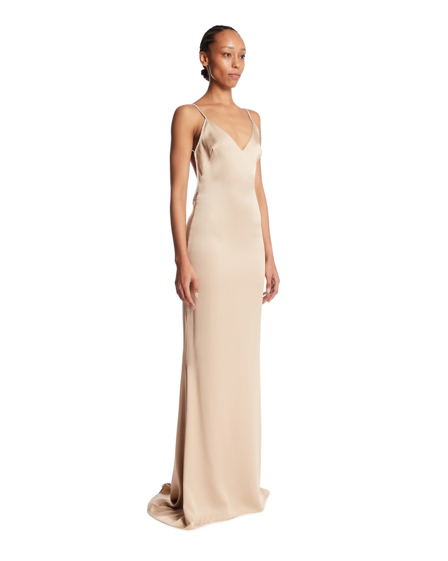 Tom Ford Abito Lungo Beige, view 2