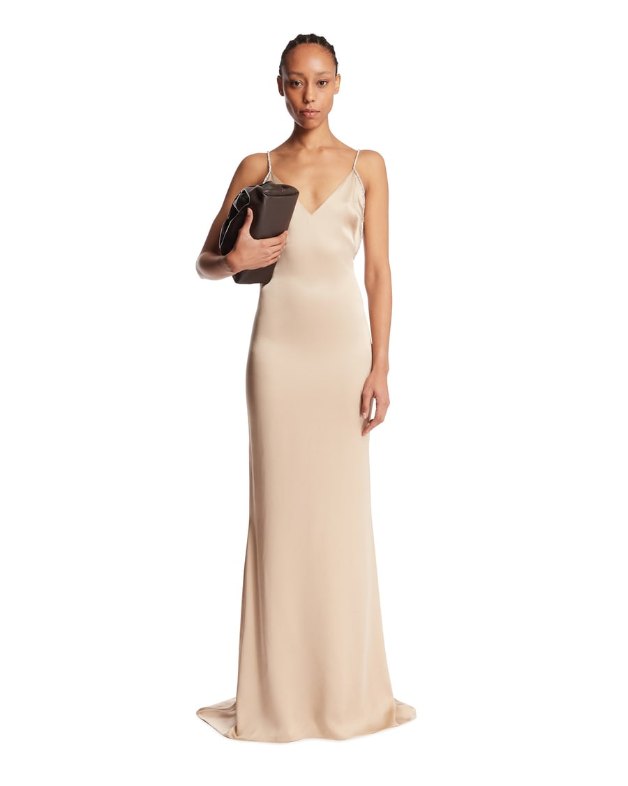 Tom Ford Abito Lungo Beige, view 3