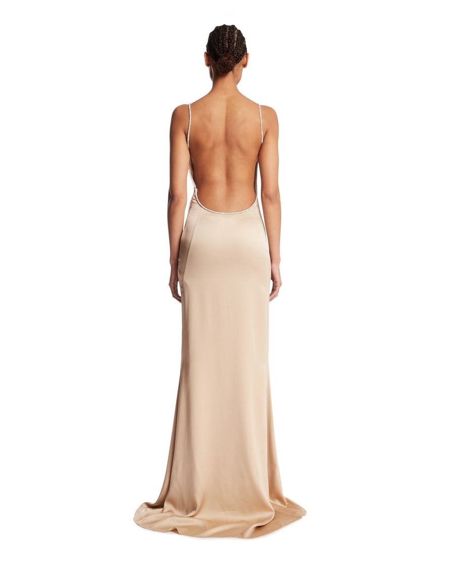 Tom Ford Abito Lungo Beige, view 5