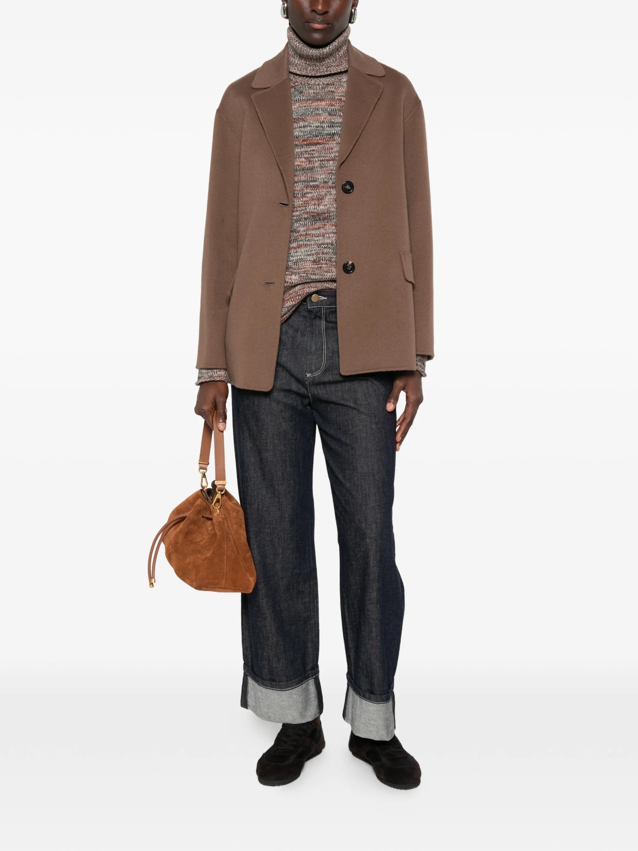 'S Max Mara 's Max Mara Melfi Single-breasted Notch-lapel Jacket, view 2