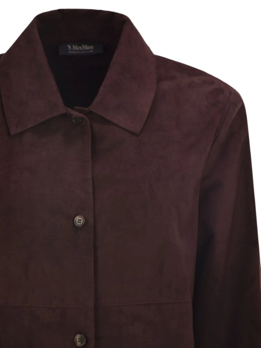 'S Max Mara 's Max Mara Panelled Suede Jacket, view 4
