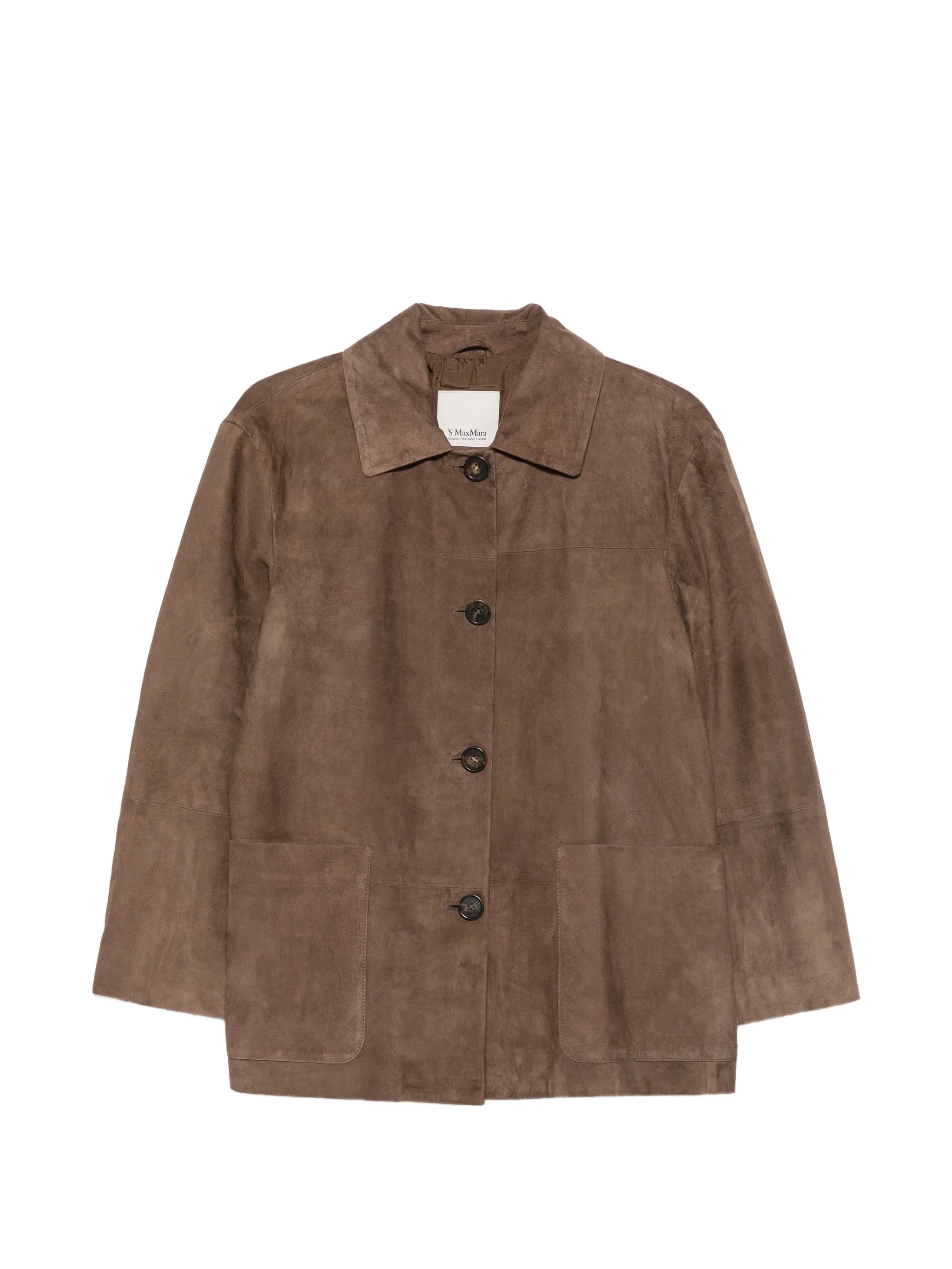 'S Max Mara 's Max Mara Smmastrale Button-fastening Leather Jacket