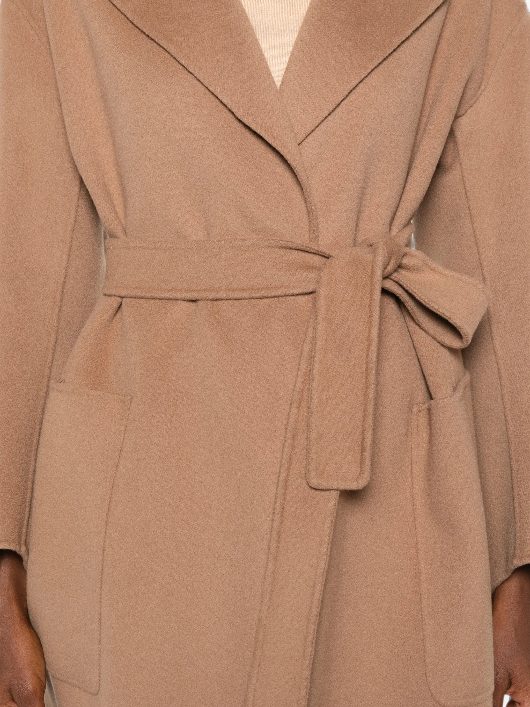 'S Max Mara 's Max Mara Velo Belted Notch-lapel Coat, view 2